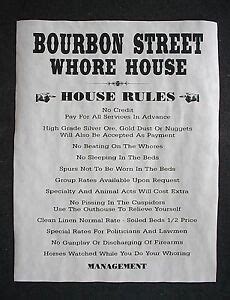 Whore Bourbon Lancy